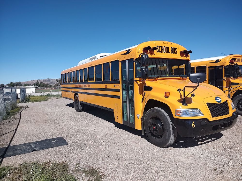 New School Bus Seligman Unified School District 40