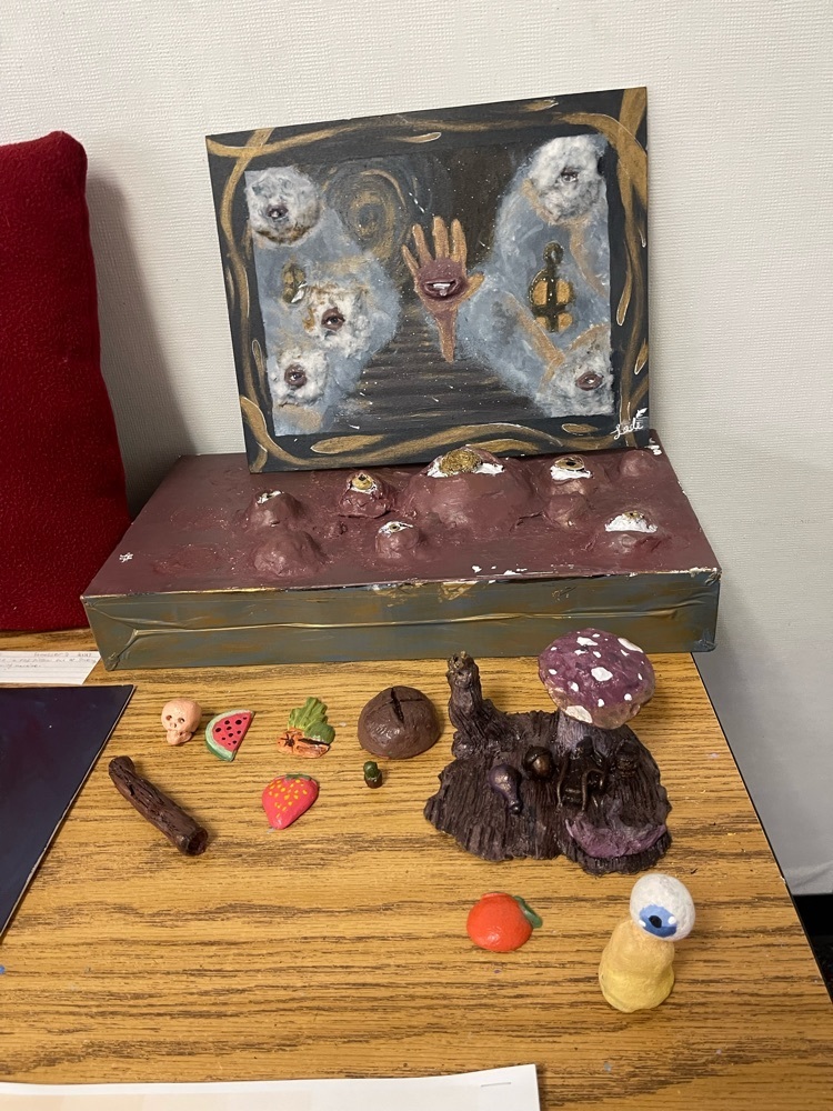 various art pieces