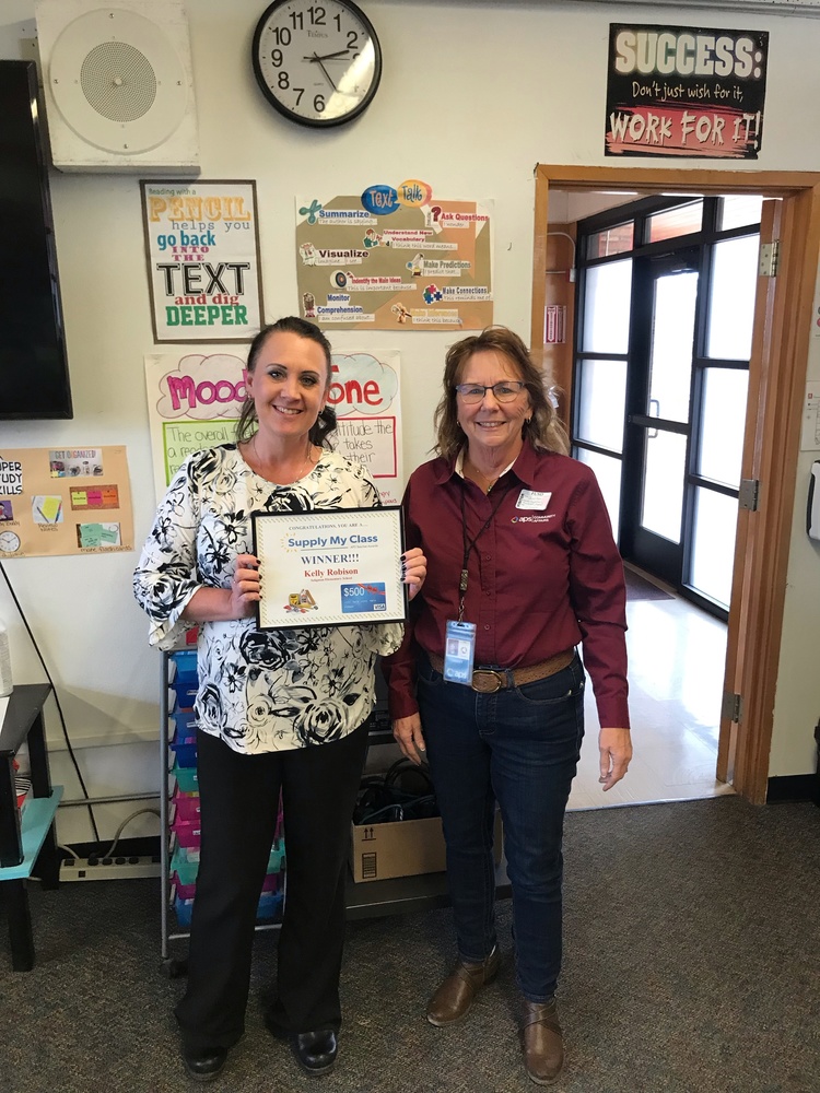 Mrs. Robison and APS Rep. Janet D.